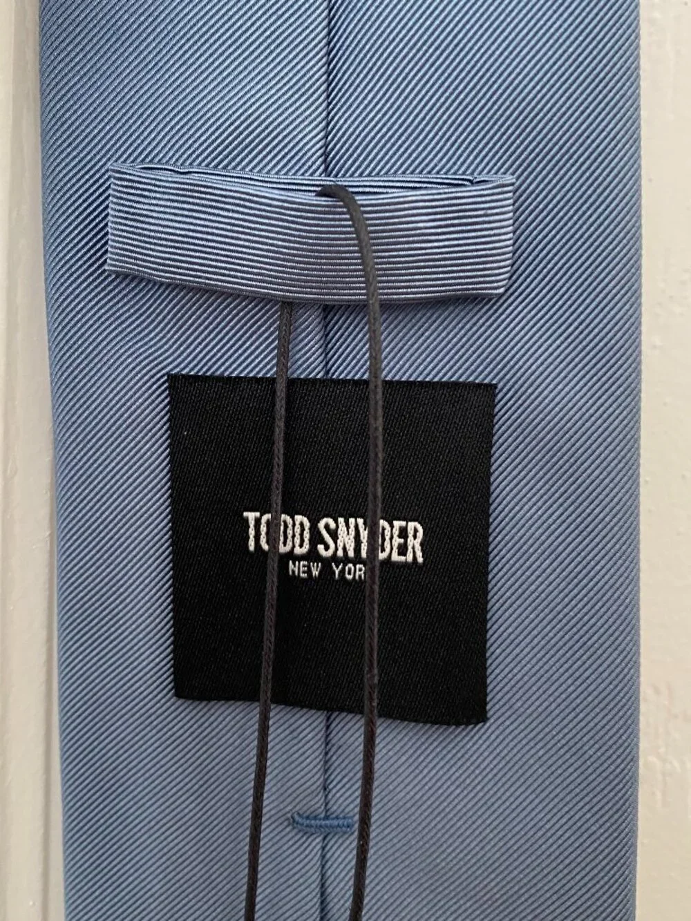 NWT Todd Snyder Made Italy Untipped Silk Cotton Tie